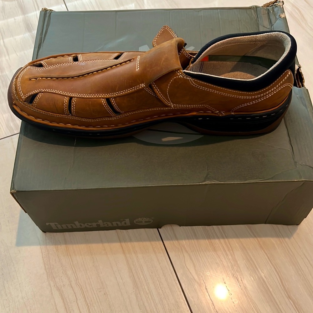 Altamont fisherman beige full grain size 13 Timberland